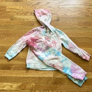 Tie Dye Jogger Set-Size 6